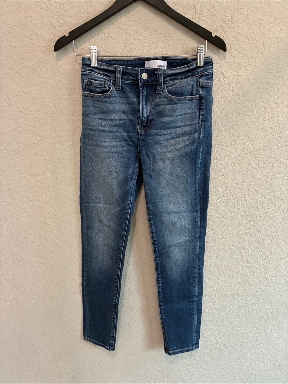 VERVET BY FLYING MONKEY Women's Skinny Jeans - Medium Blue